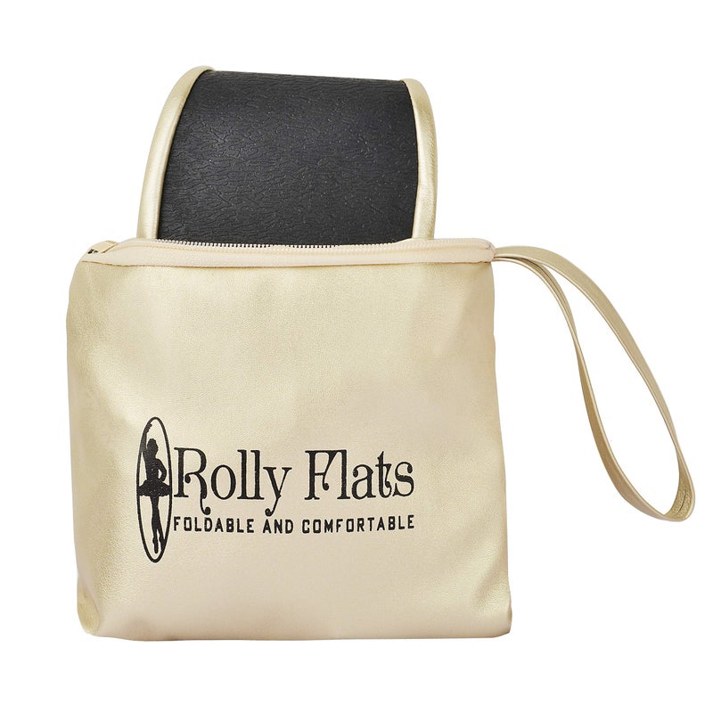 Rolly Flats Women's Foldable Flats â€“ Portable Ballet Slippers Shoes for Travel, Wedding â€“ Fits in Purse (S, Champagne Gold) - Image 2
